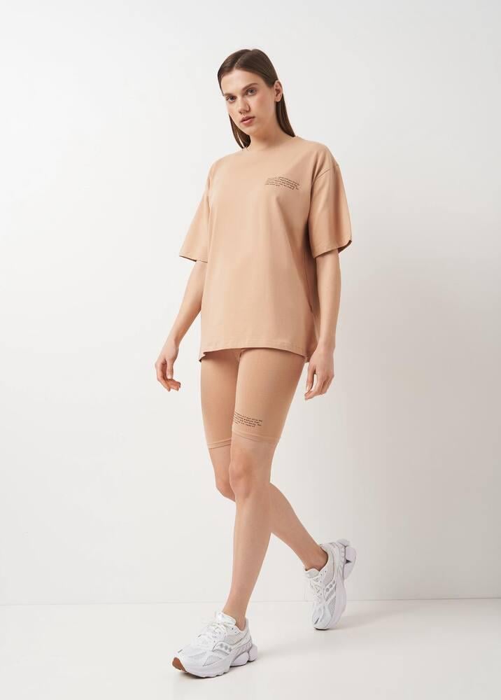 Комплект футболка/шорты Modaway 43-1100x72 женский L Светло-Коричневый
