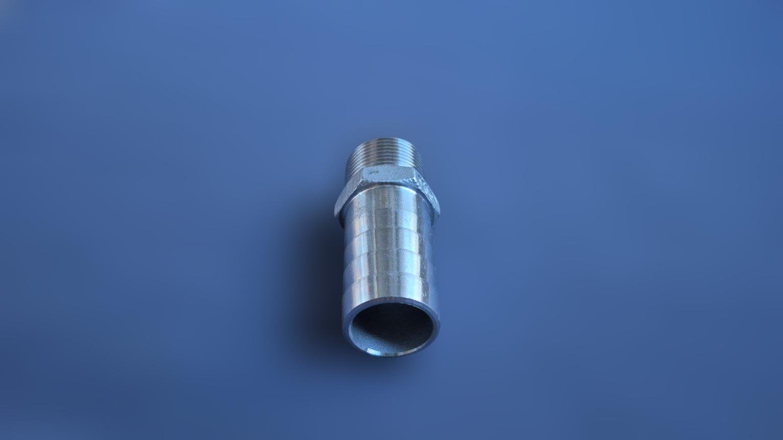 Штуцер шланговый резьбовой DN20 AISI304 BSPP Class-150 елка н/ж сталь 25 мм 3/4" (29203305) - фото 6 Штуцер шланговый резьбовой DN20 AISI304 BSPP Class-150 елка н/ж сталь 25 мм 3/4" (29203305) - фото 6