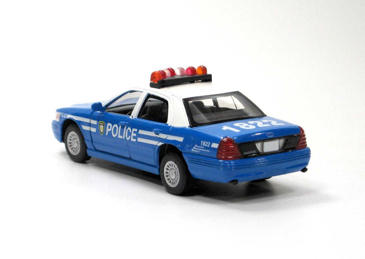 Машина металева KT5342A Ford Crown Victoria Interceptor Blue - фото 3