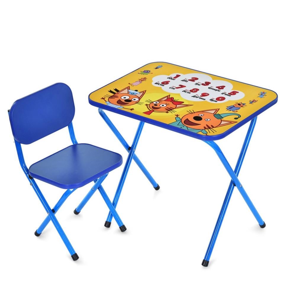 Стол детский складной Bambi комбинированный 59,5х44 см Синий (KL-154-R-137)