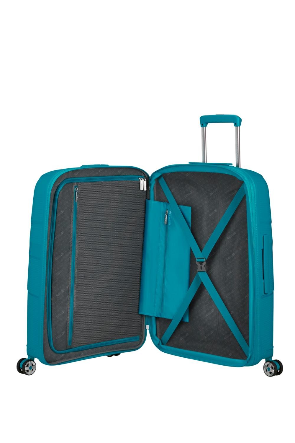 Валіза American Tourister STARVIBE 67х46х27/30 см Бірюзовий (MD5*51003) - фото 3