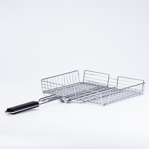 Решітка для гриля та барбекю GRILL глибока універсальна з накладкою прямокутна 42х31 см (HP458RESH) - фото 9 Решітка для гриля та барбекю GRILL глибока універсальна з накладкою прямокутна 42х31 см (HP458RESH) - фото 9