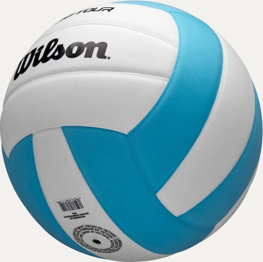 Волейбольний м'яч Wilson PRO TOUR VB р. 5 Біло-блакитний (WV2000506XBOF) - фото 5