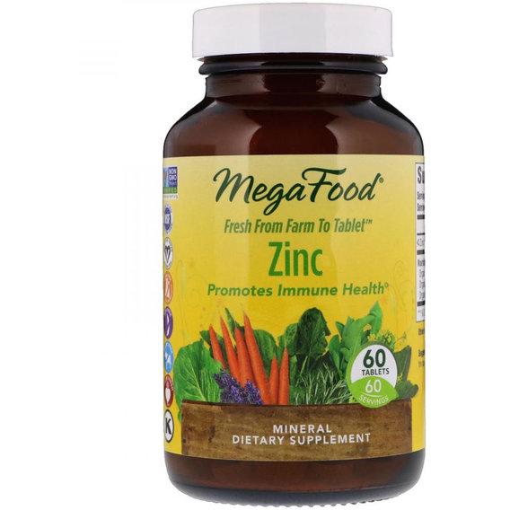 Мікроелемент Цинк MegaFood Zinc 60 Tabs