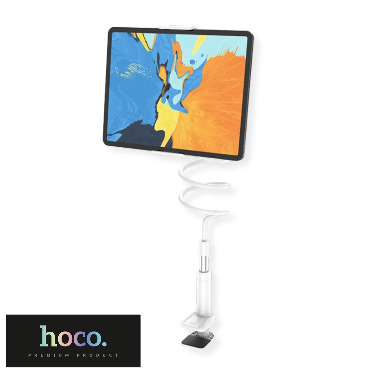 Тримач для телефону та планшета гнучкий Hoco PH24 Balu tablet PC stand 360° Silver White (774216) - фото 8 Тримач для телефону та планшета гнучкий Hoco PH24 Balu tablet PC stand 360° Silver White (774216) - фото 8