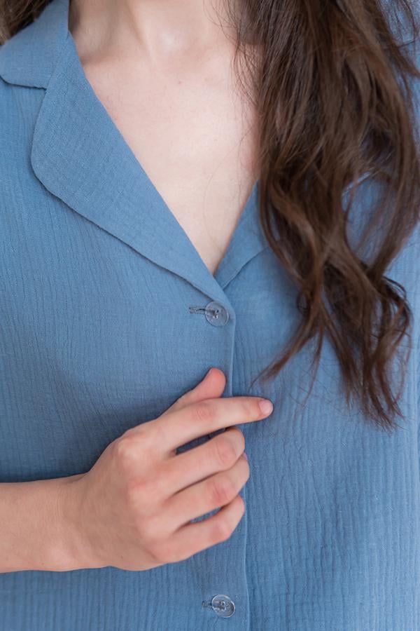 Піжама FORLY з шортами з мусліну Butterfly XS/S (ML0081-06-58) - фото 3 Піжама FORLY з шортами з мусліну Butterfly XS/S (ML0081-06-58) - фото 3