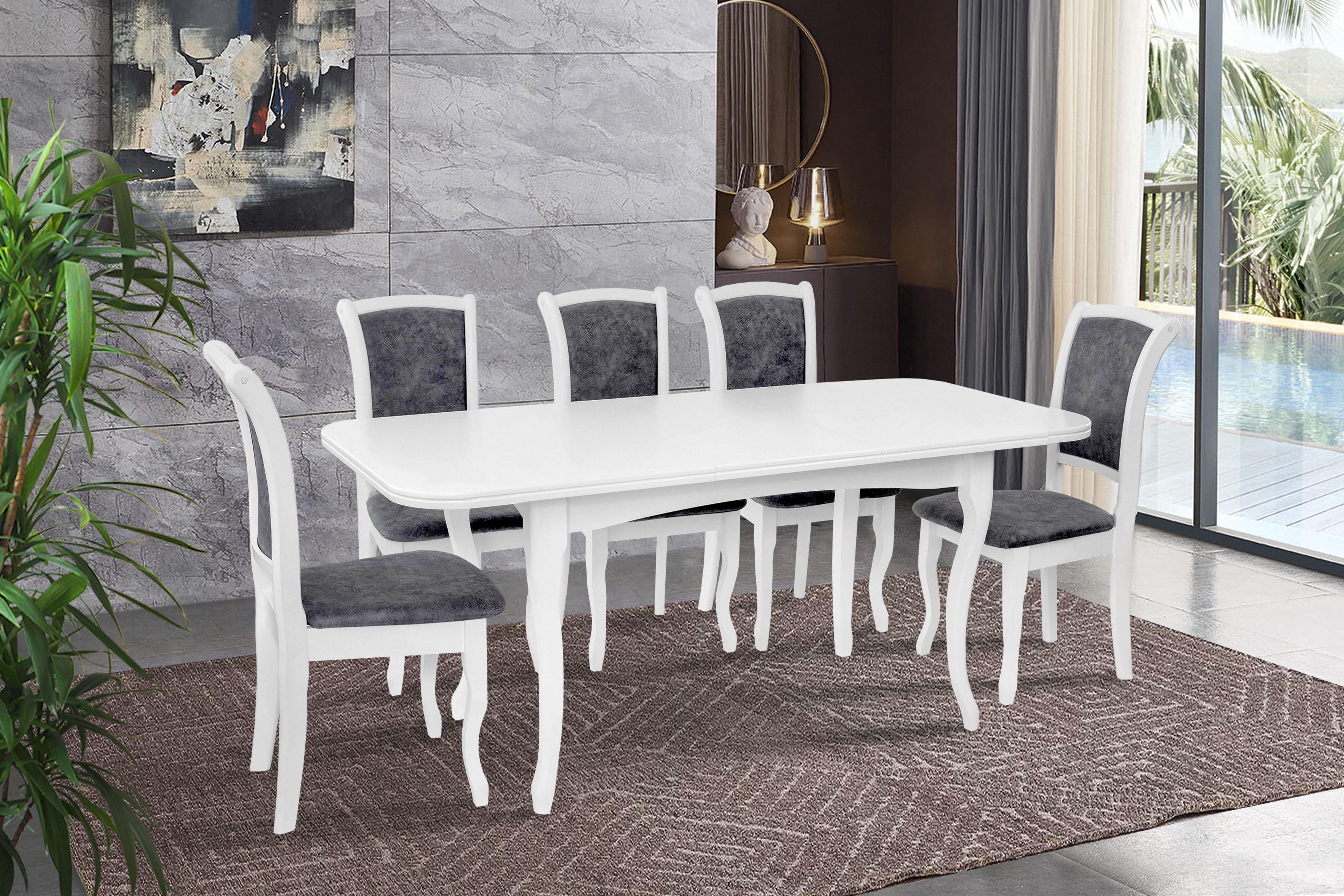 Обеденный стол Ультра Соренто 1300/1700х780х760 мм Белый (GAА0047891) - фото 6 Обеденный стол Ультра Соренто 1300/1700х780х760 мм Белый (GAА0047891) - фото 6