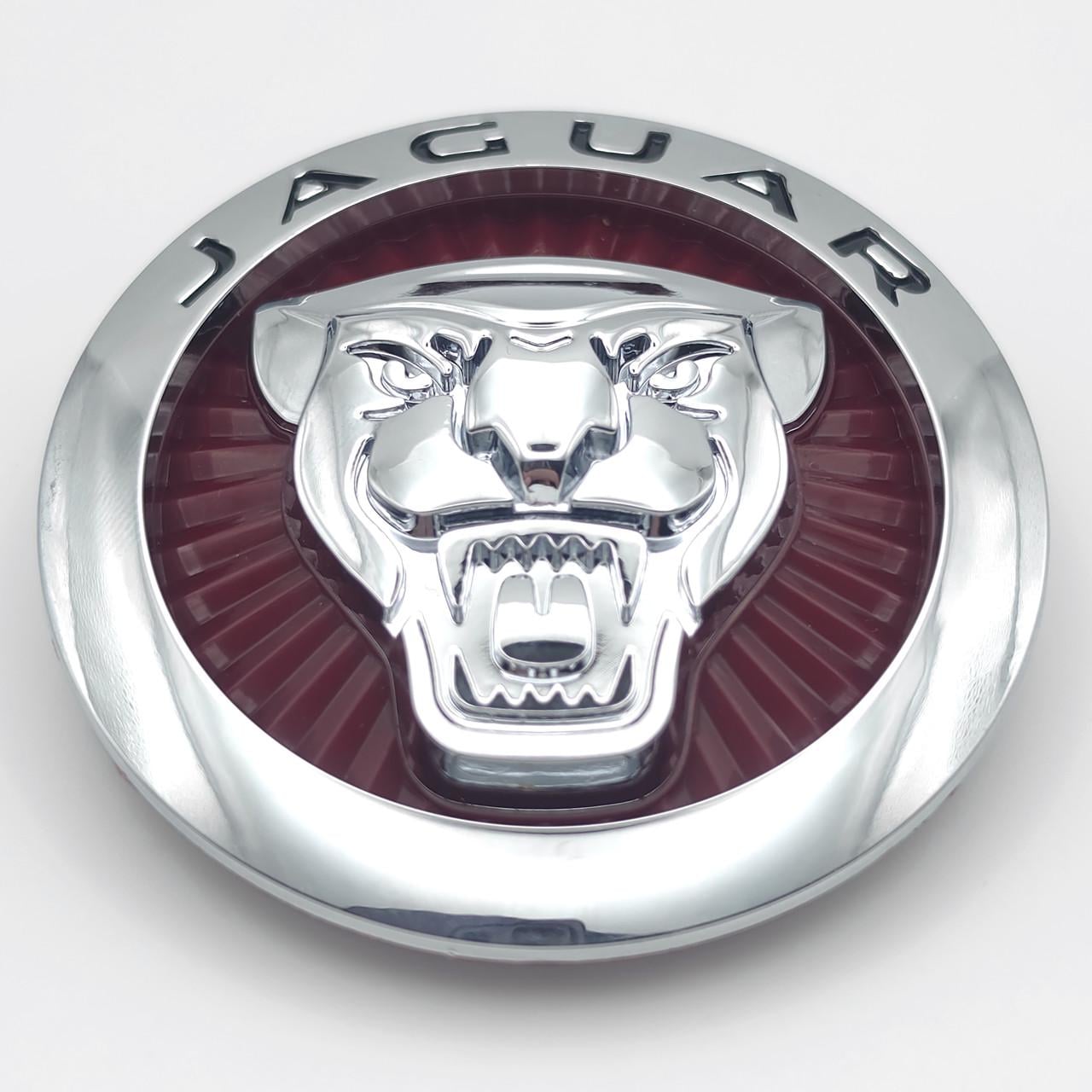 Емблема Jaguar 85 мм ABS Хром глянцевий (3037217240)