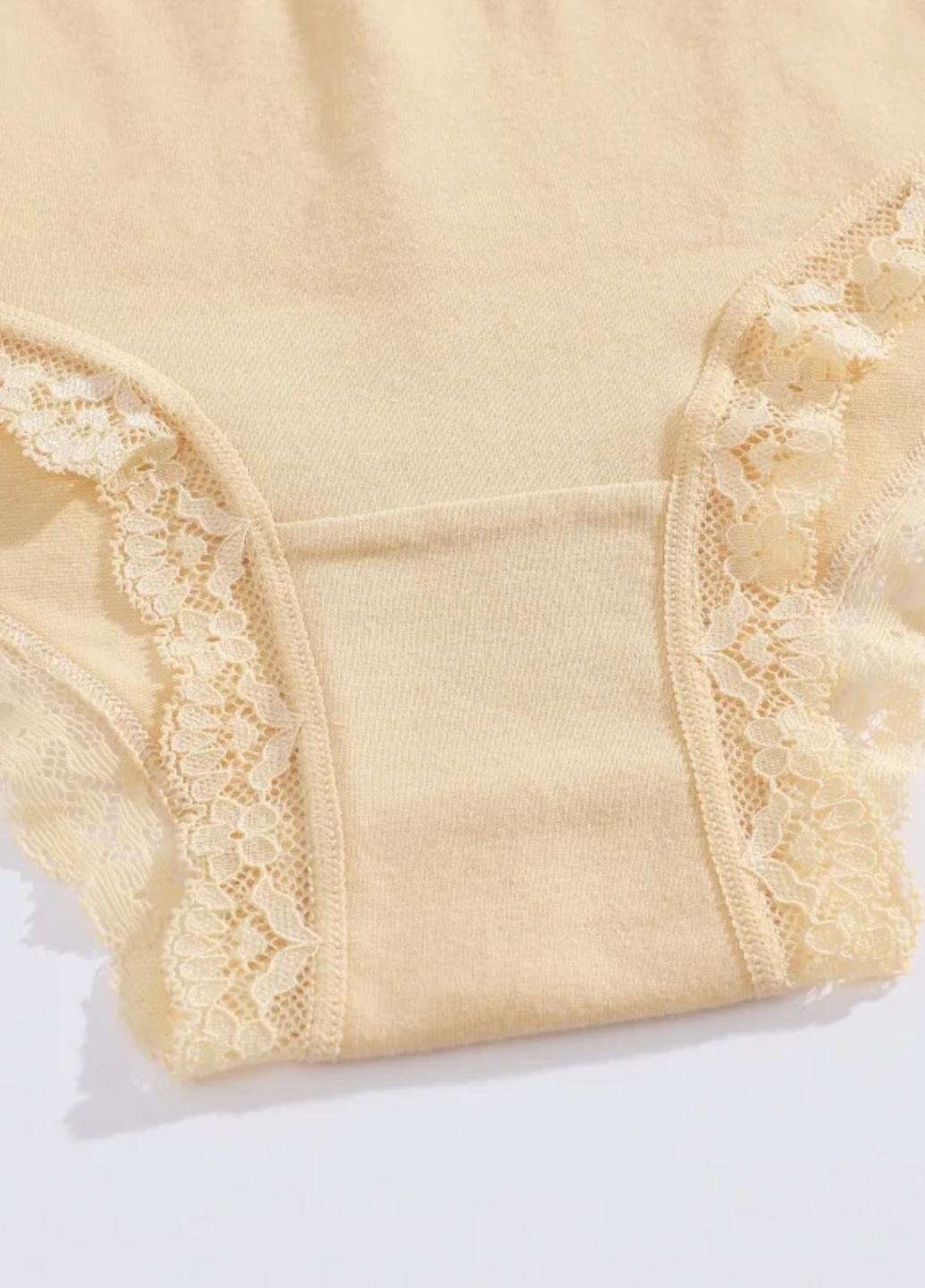 Трусики слипы женские хлопковые с кружевом Comfort Inspiration L Бежевый (1954-46-04) - фото 4 Трусики слипы женские хлопковые с кружевом Comfort Inspiration L Бежевый (1954-46-04) - фото 4