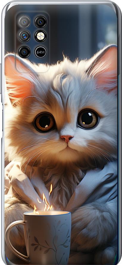 Чехол на Infinix Note 8 White cat (5646u-2710-42517)
