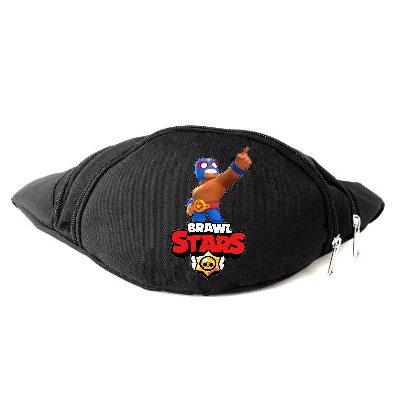 Поясная сумка-бананка Cappuchino toys Бравл Старс Эльпримо BS-012 Черный (1652387799) Поясная сумка-бананка Cappuchino toys Бравл Старс Эльпримо BS-012 Черный (1652387799)