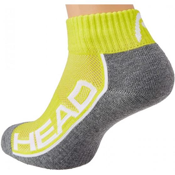 Шкарпетки Head PERFORMANCE QUARTER 2P UNISEX р. 39-42 Білий/Сірий/Жовтий (791019001-004) - фото 2