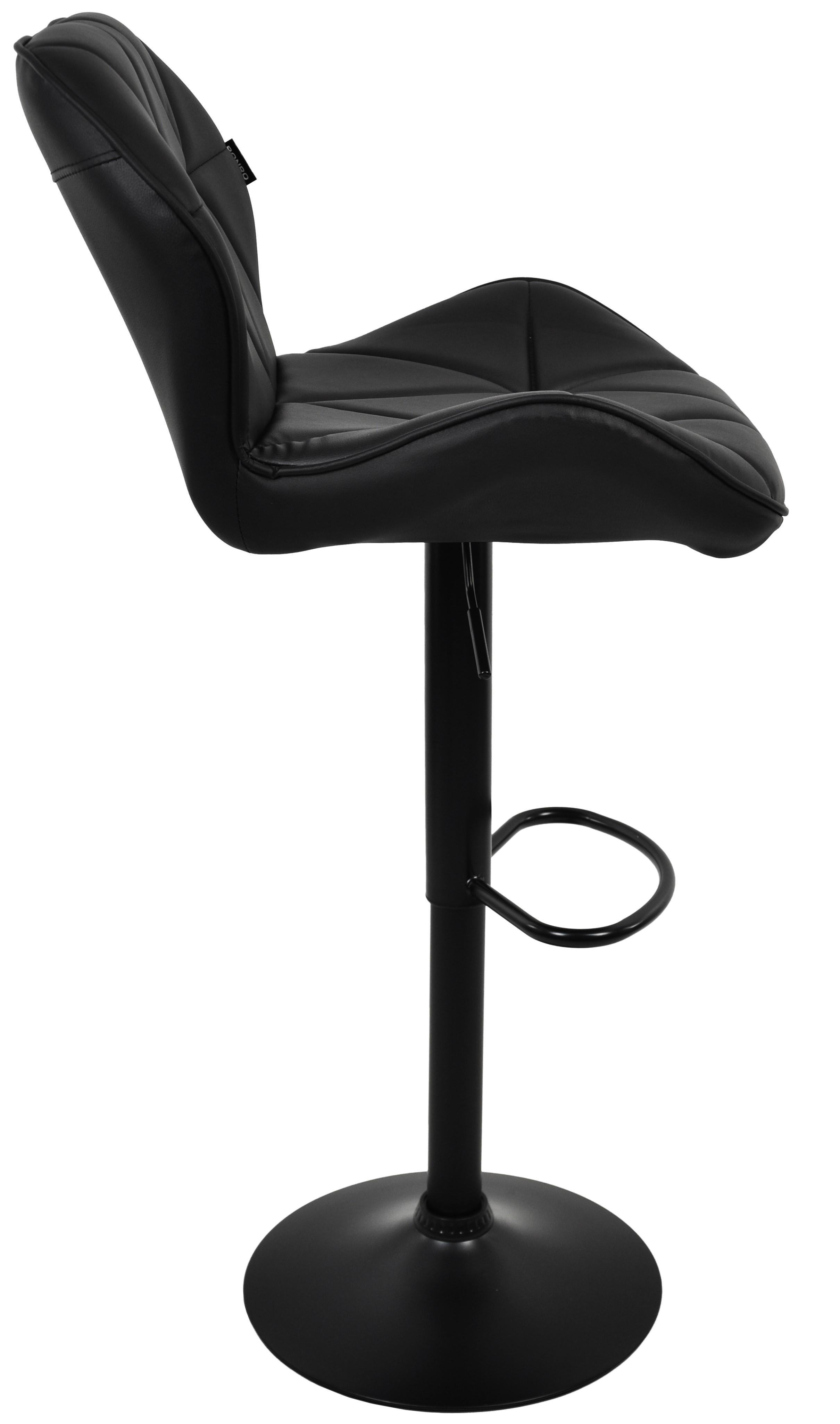 Барный стул со спинкой Bonro B-087 Черный (3838) - фото 6