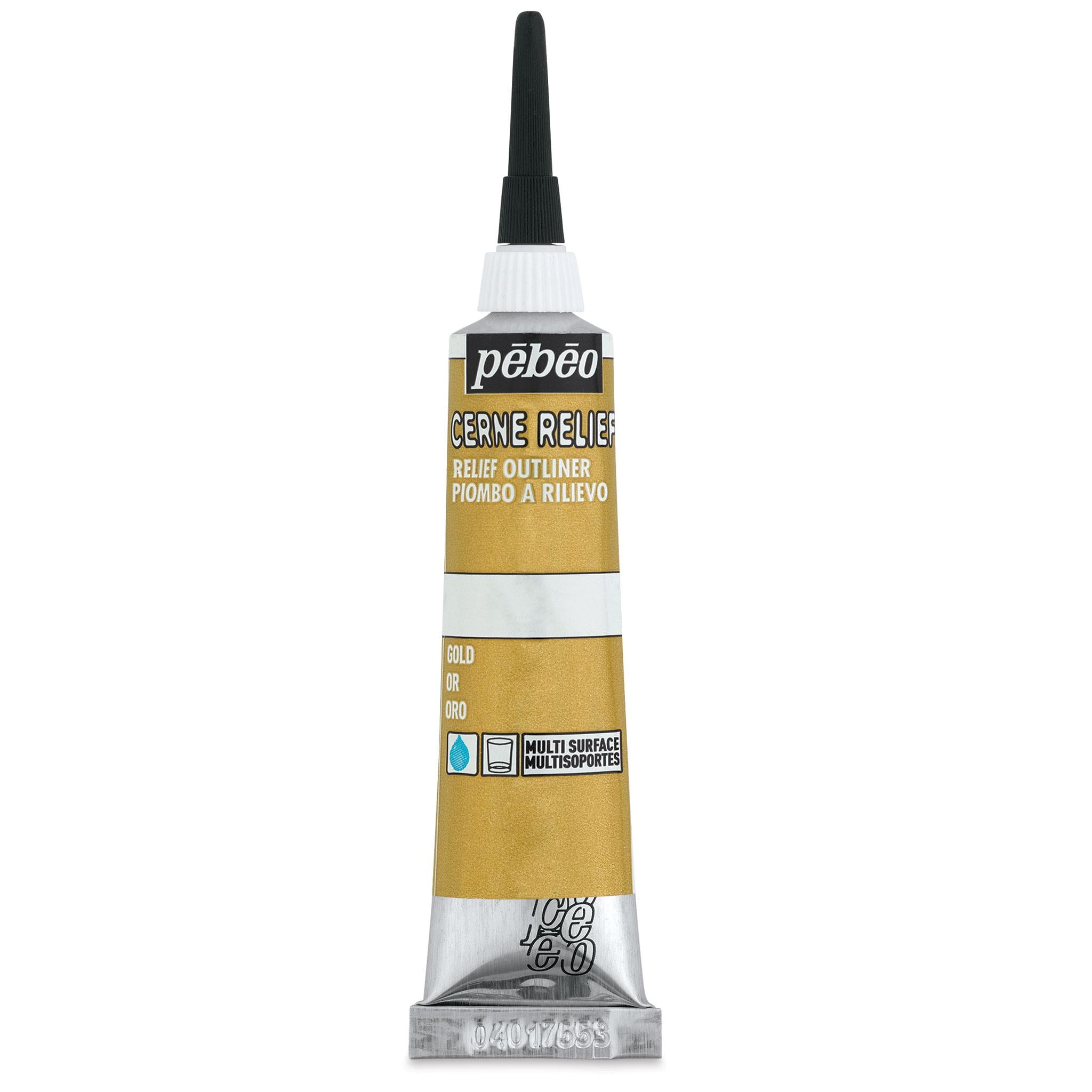 Контур по склу Pebeo Cerne Relief Vitrail, 20 мл., Золото, (P-773000)