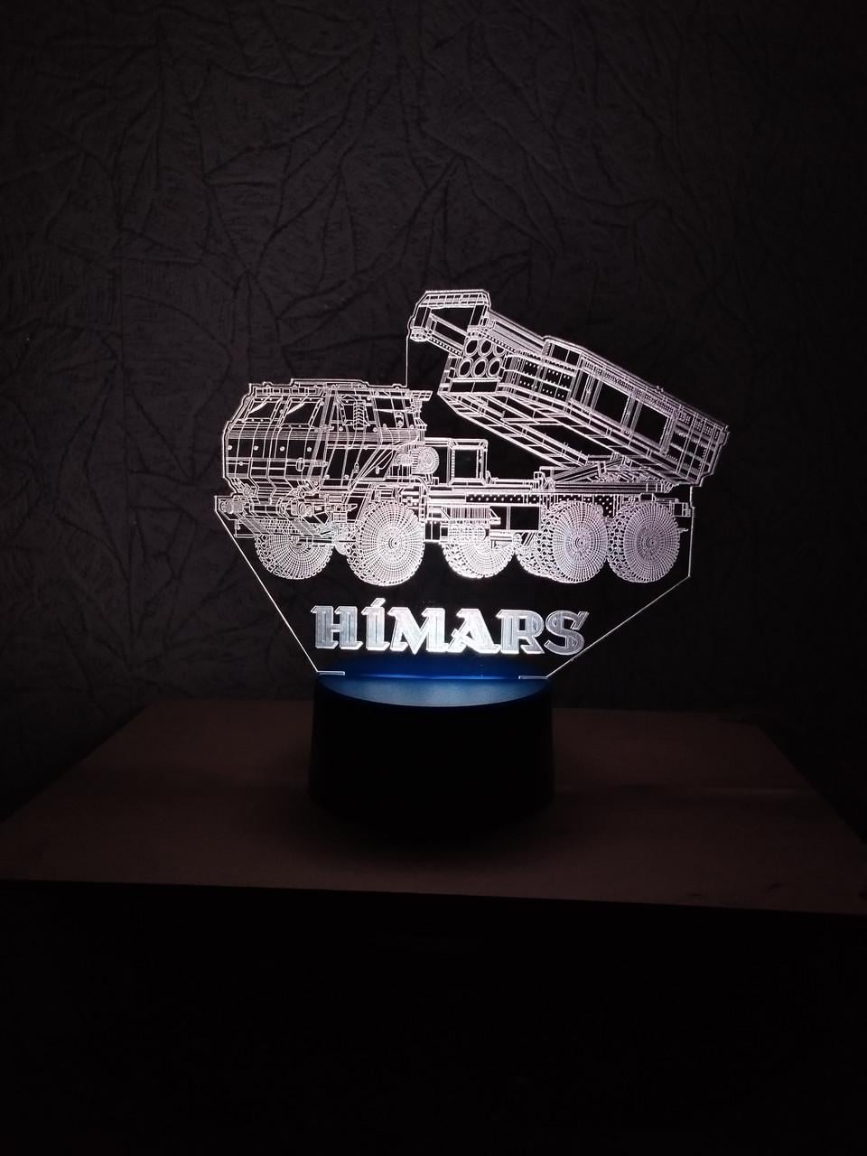 3D-ночник Himars несколько подсветок/на батарейке (2008123836)