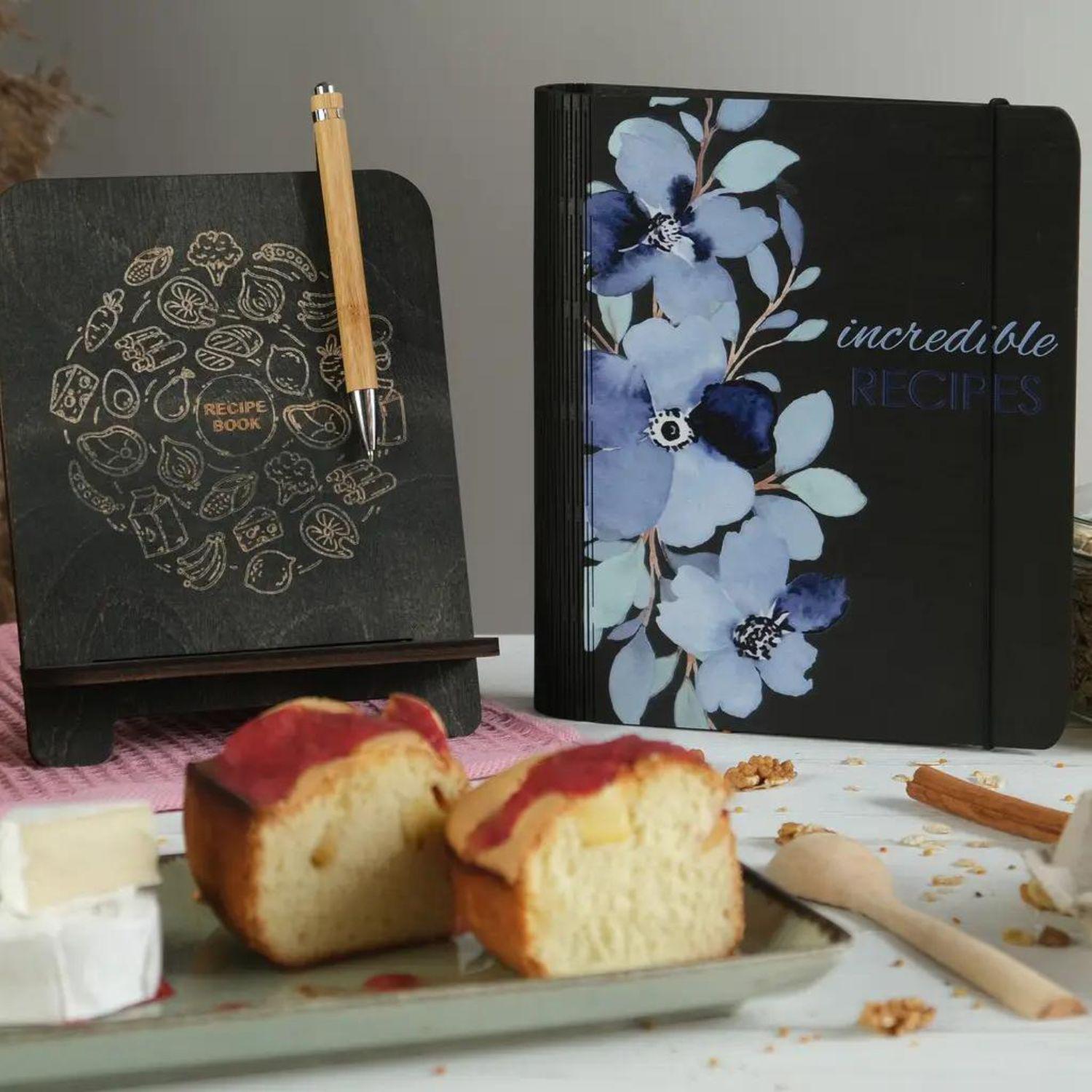 Блокнот Incredible recipes у дерев'яній обкладинці (2268)