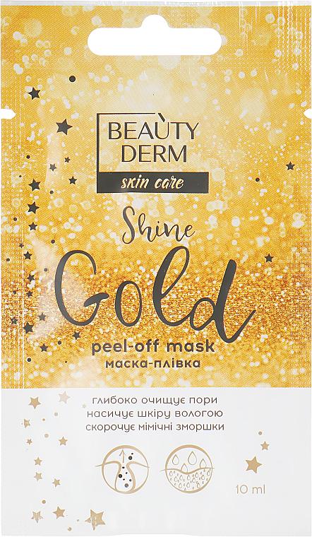 Маска-пленка для лица Beautyderm Gold 10 мл (9329261) - фото 1