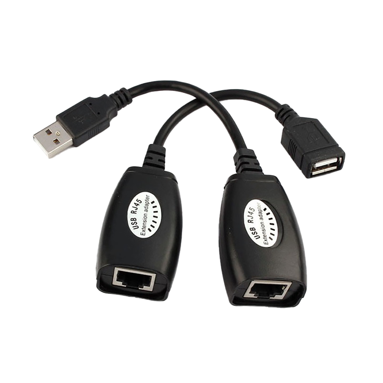 Подовжувач USB по RJ45 кручений парі до 50м