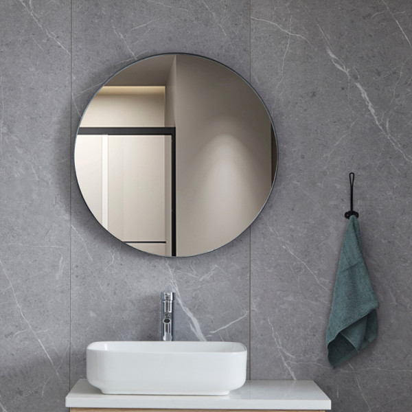 Зеркало круглое для ванной комнаты Insana 70х70 см Черный (А0047428)