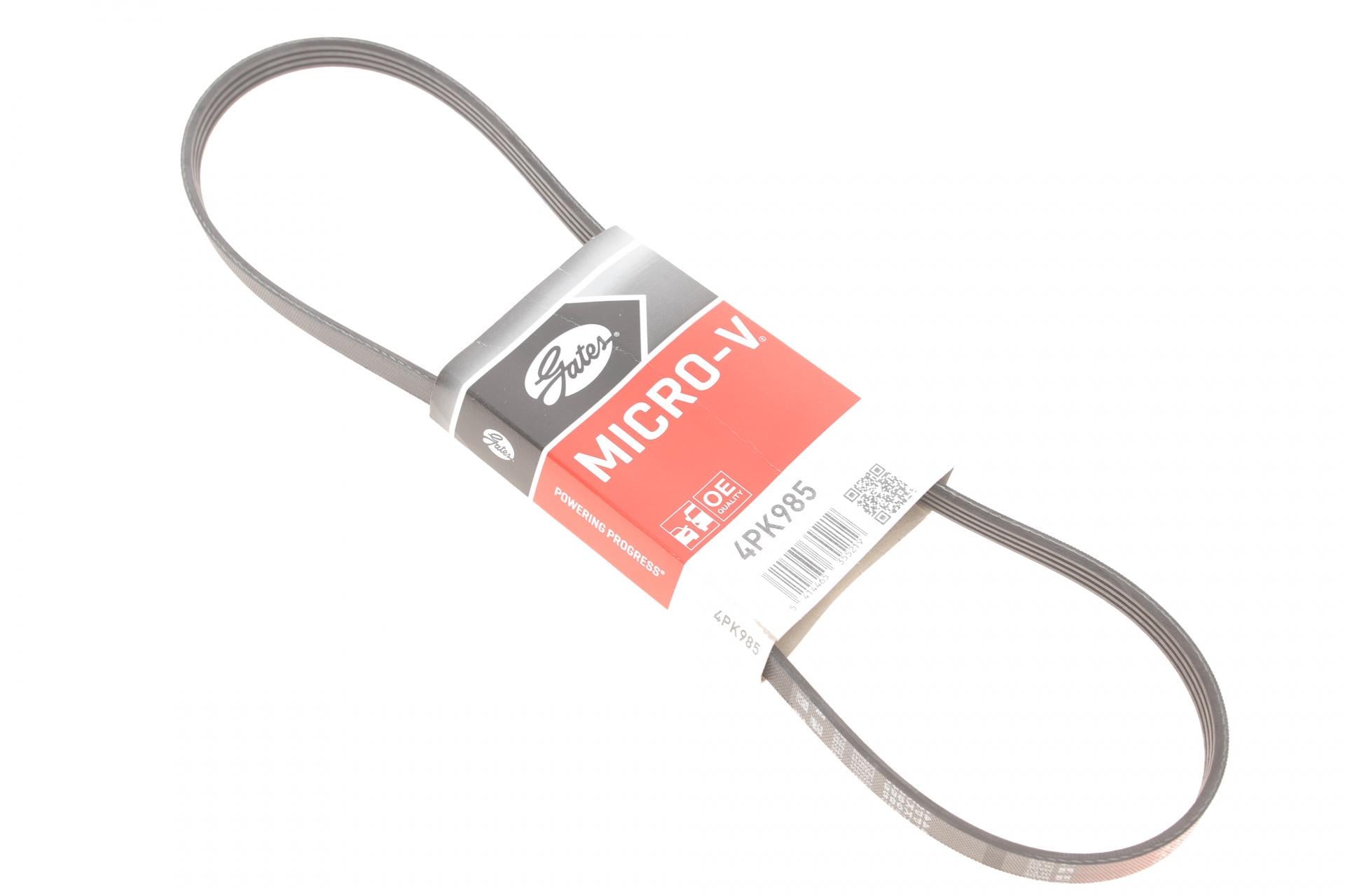 Ремень генератора GATES Fiat Ducato 2.3JTD 02-/Mitsubishi L400/Lancer V/Outlander II 2.0-3.0 94-05 (4PK985)