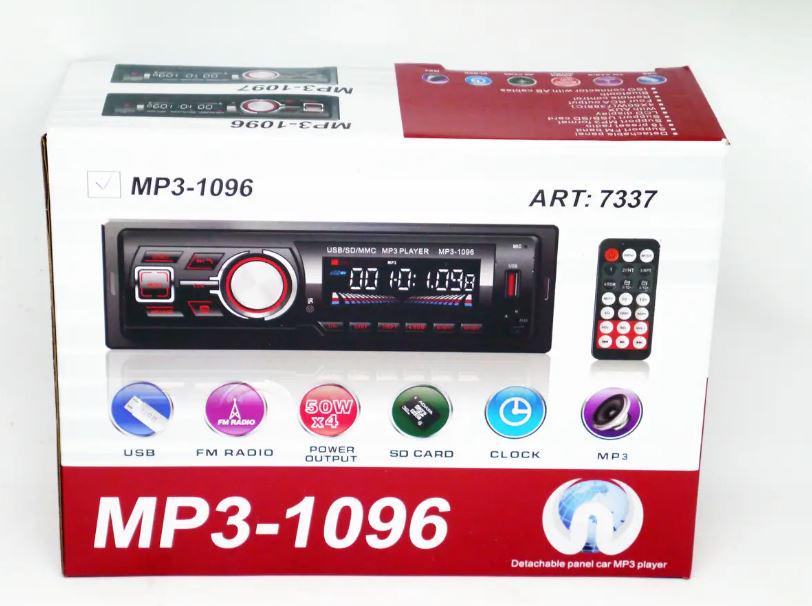 Автомагнитола 1DIN 1096BT Bluetooth/FM/USB/microSD/AUX (17503) - фото 6