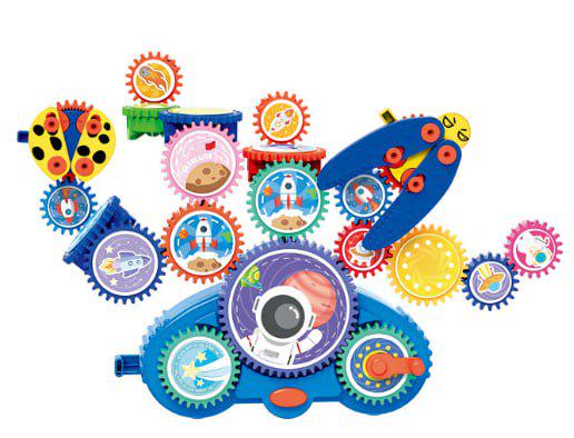 Конструктор детский Creative Gear Set Космос с шестернями электромеханический 18 деталей (29610675) Конструктор детский Creative Gear Set Космос с шестернями электромеханический 18 деталей (29610675)