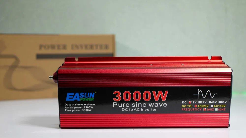 Инвертор напряжения EASUN Power чистая синусоида 12-220 В 3000 Вт Черный (3030) - фото 4 Инвертор напряжения EASUN Power чистая синусоида 12-220 В 3000 Вт Черный (3030) - фото 4