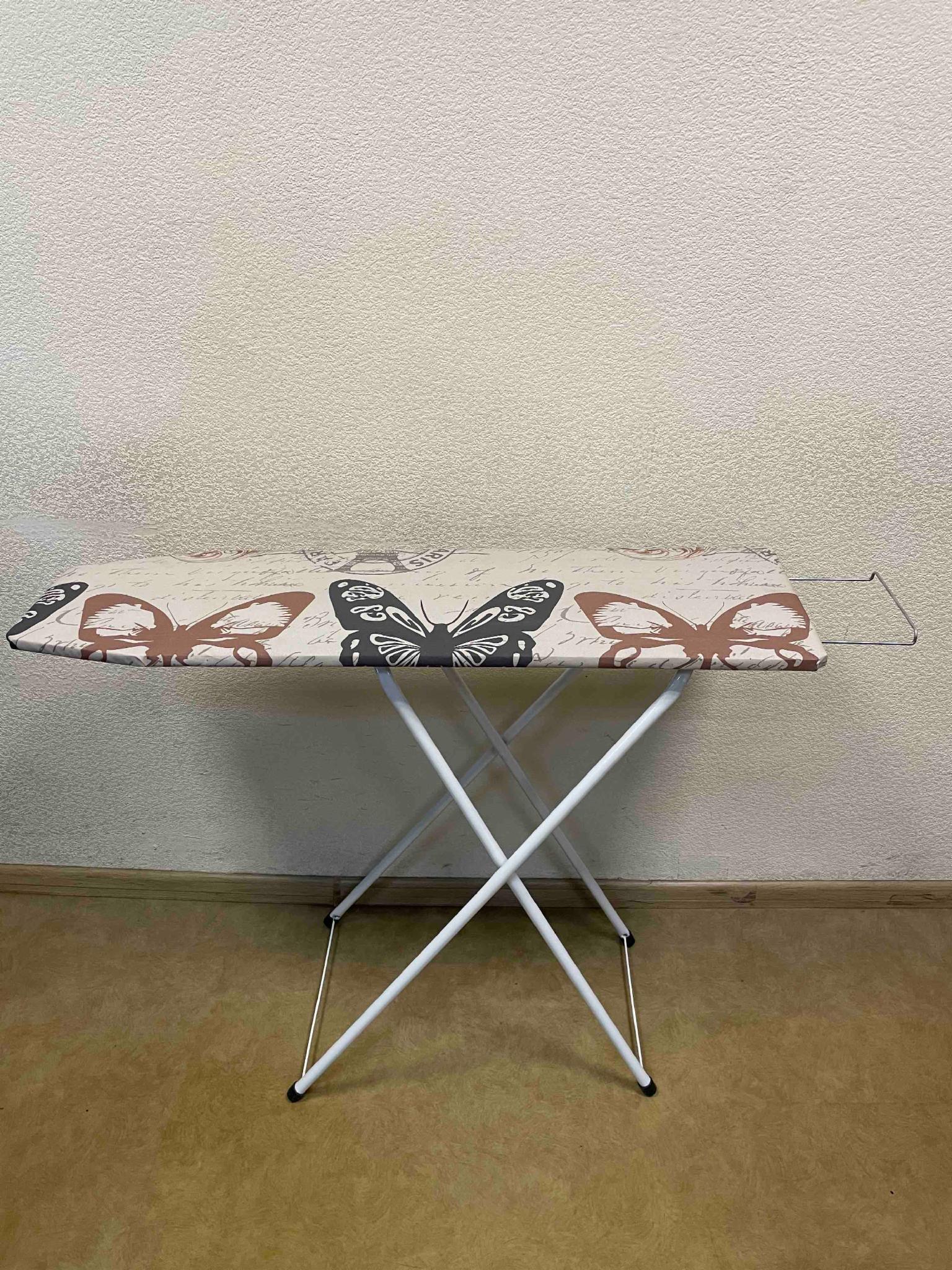 Гладильная доска с подставкой для утюга и регулировкой высоты 100х30 см (2855792) - фото 10