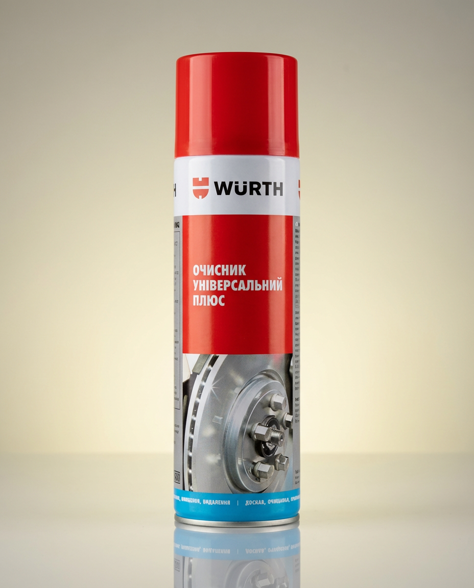 Очиститель универсальный плюс WURTH 500 мл Очиститель универсальный плюс WURTH 500 мл