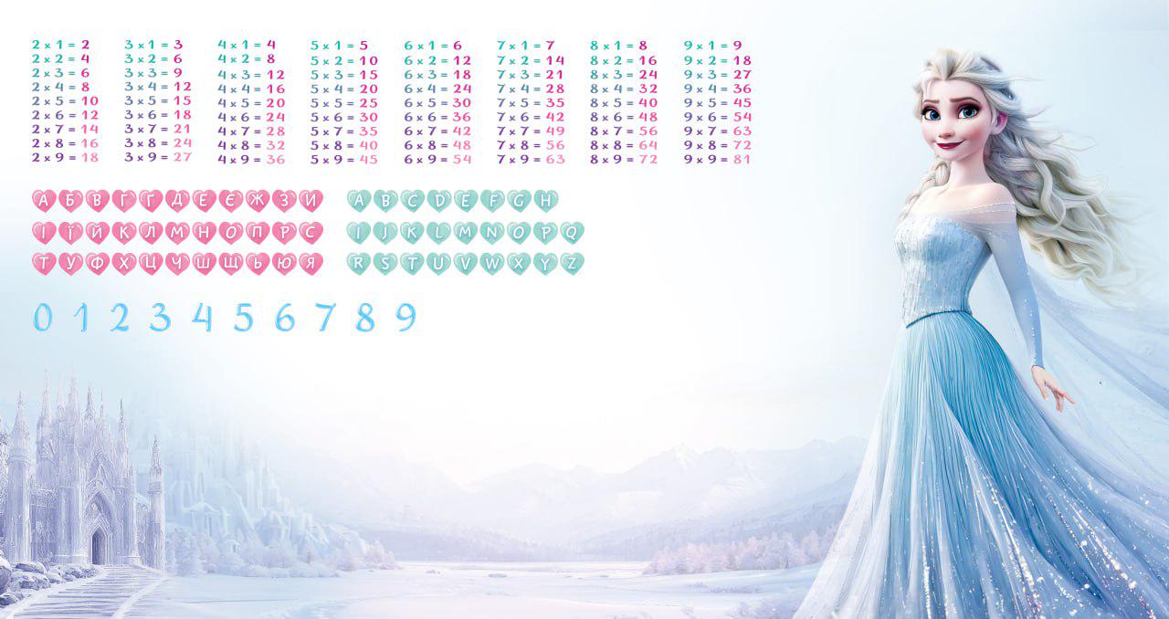 Парта со стульчиком Holy Wood П02 регулируемая с рисунком Холодное сердце (18101040) - фото 4 Парта со стульчиком Holy Wood П02 регулируемая с рисунком Холодное сердце (18101040) - фото 4