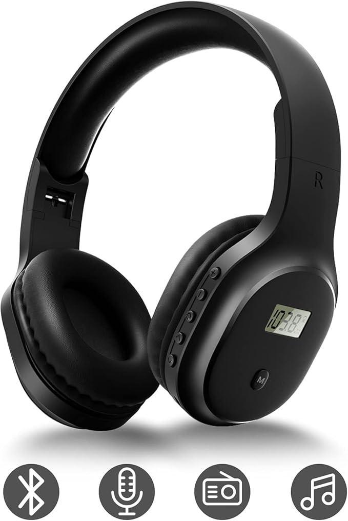 Навушники бездротові з FM-радіо та Bluetooth 5.0 з мікрофоном - фото 8 Навушники бездротові з FM-радіо та Bluetooth 5.0 з мікрофоном - фото 8