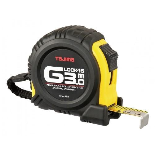 Рулетка строительная Tajima G-LOCK G6P30MY 3 м