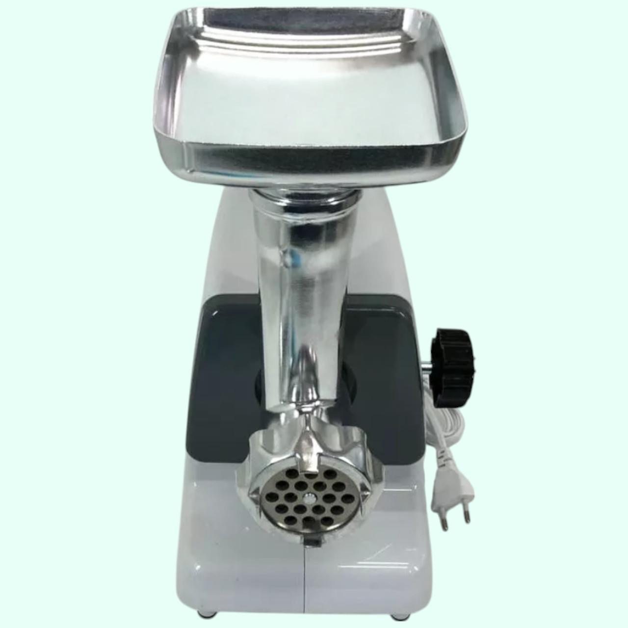 М’ясорубка електрична Crownberg CB-4212 з насадкою для томатів кеббе та реверсом 2500 Вт Білий (є52) - фото 5