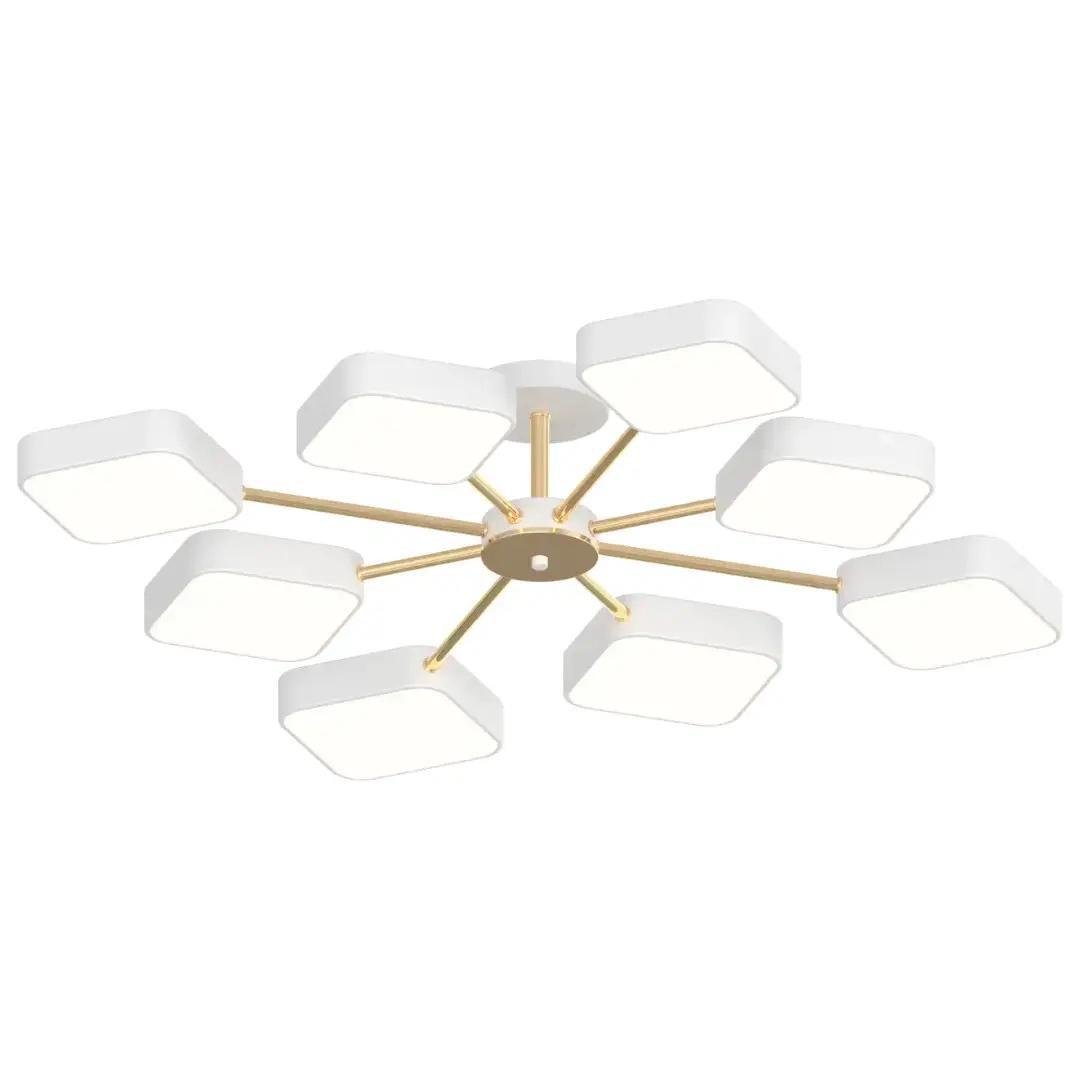 Люстра стельова світлодіодна Valeso V XI3351-8 WH+FGD 144W (00000140616)