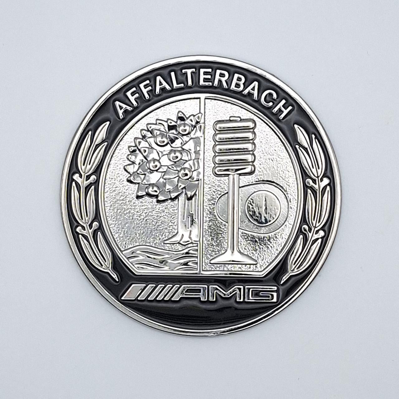 Эмблема Affalterbach AMG Mercedes 64 мм Хром/Черный (2048532973)