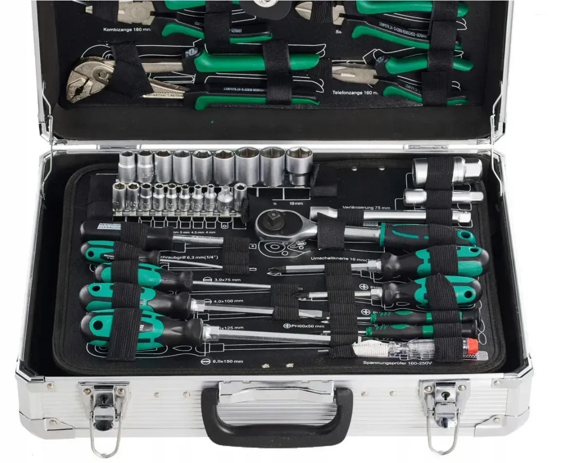 Набір інструментів Mannesmann M29075 сталь у кейсі 108 предметів - фото 3