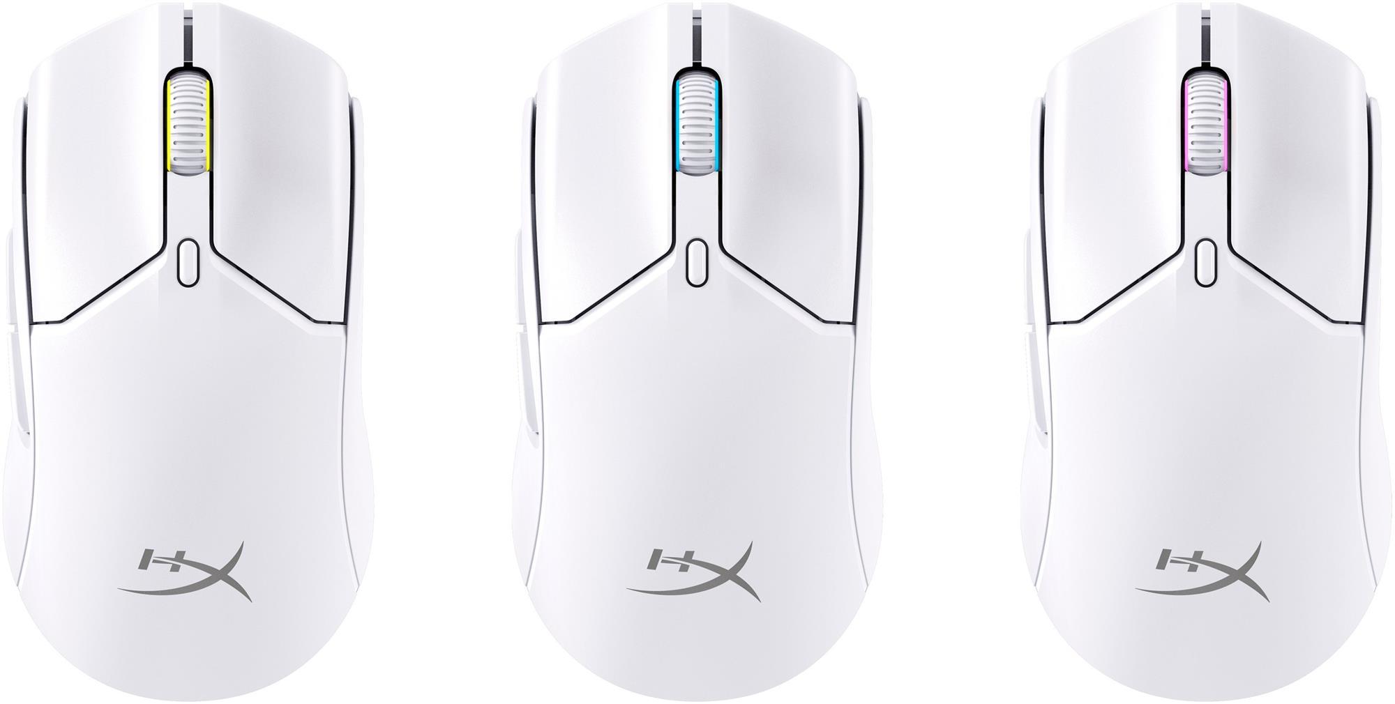 Мишка комп'ютерна ігрова HyperX Pulsefire Haste 2 Mini бездротова з RGB-підсвічуванням вбудованою пам'яттю 26000 dpi Білий (629410) - фото 8