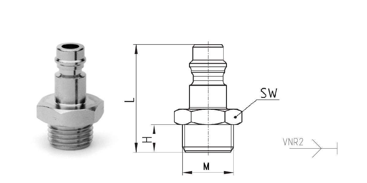 Швидкознімач Camozzi 3/8 мм (5180) - фото 3 Швидкознімач Camozzi 3/8 мм (5180) - фото 3