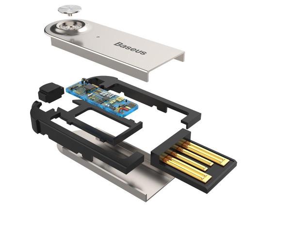 Адаптер Bluetooth BASEUS BA01 CABA01-01 AUX для авто Black - фото 5