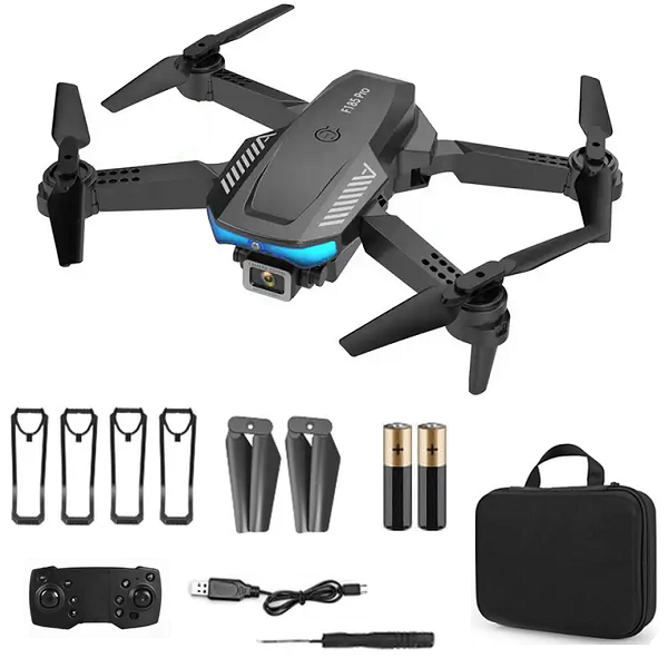 Квадрокоптер ZFR F185 PRO с 4K и HD камерами Барометр Black (d327)