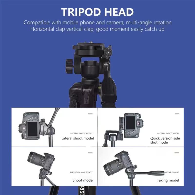 Штатив для фото и видео NeePho NP-8850 алюминиевый 175 см (777658) - фото 4 Штатив для фото и видео NeePho NP-8850 алюминиевый 175 см (777658) - фото 4