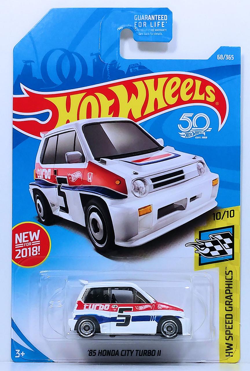 Игрушечная машинка Hot Wheels 85 Honda City Turbo II 2018 Speed Graphics №068 (FJV43) Игрушечная машинка Hot Wheels 85 Honda City Turbo II 2018 Speed Graphics №068 (FJV43)
