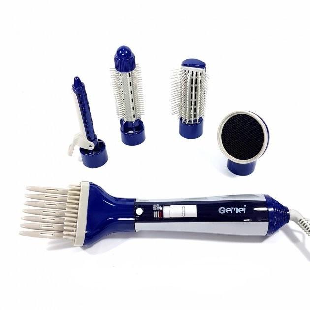 Стайлер для укладки волос с феном Gemei GM-4834 6в1 ZV