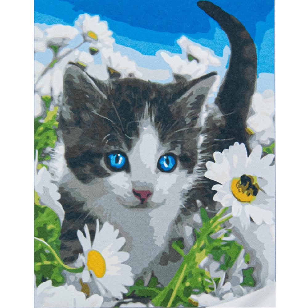 Картина по номерам Strateg Узнаю мир на цветном фоне 40x50 см (Str-VA-2772)