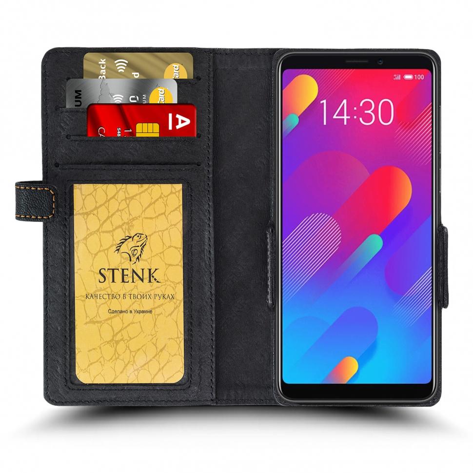 Чохол книжка Stenk Wallet для Meizu M8 lite Чорний (67258)