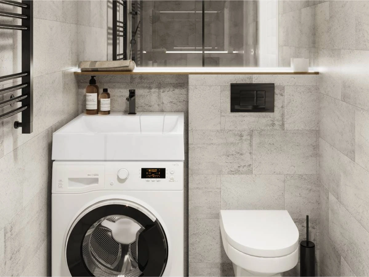 Умивальник на пральну машину Cersanit TALLINN 600С (0000248) - фото 4 Умивальник на пральну машину Cersanit TALLINN 600С (0000248) - фото 4