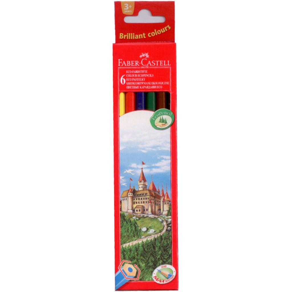 Олівці кольорові Faber-Castell ART 6 кольорів (120106)