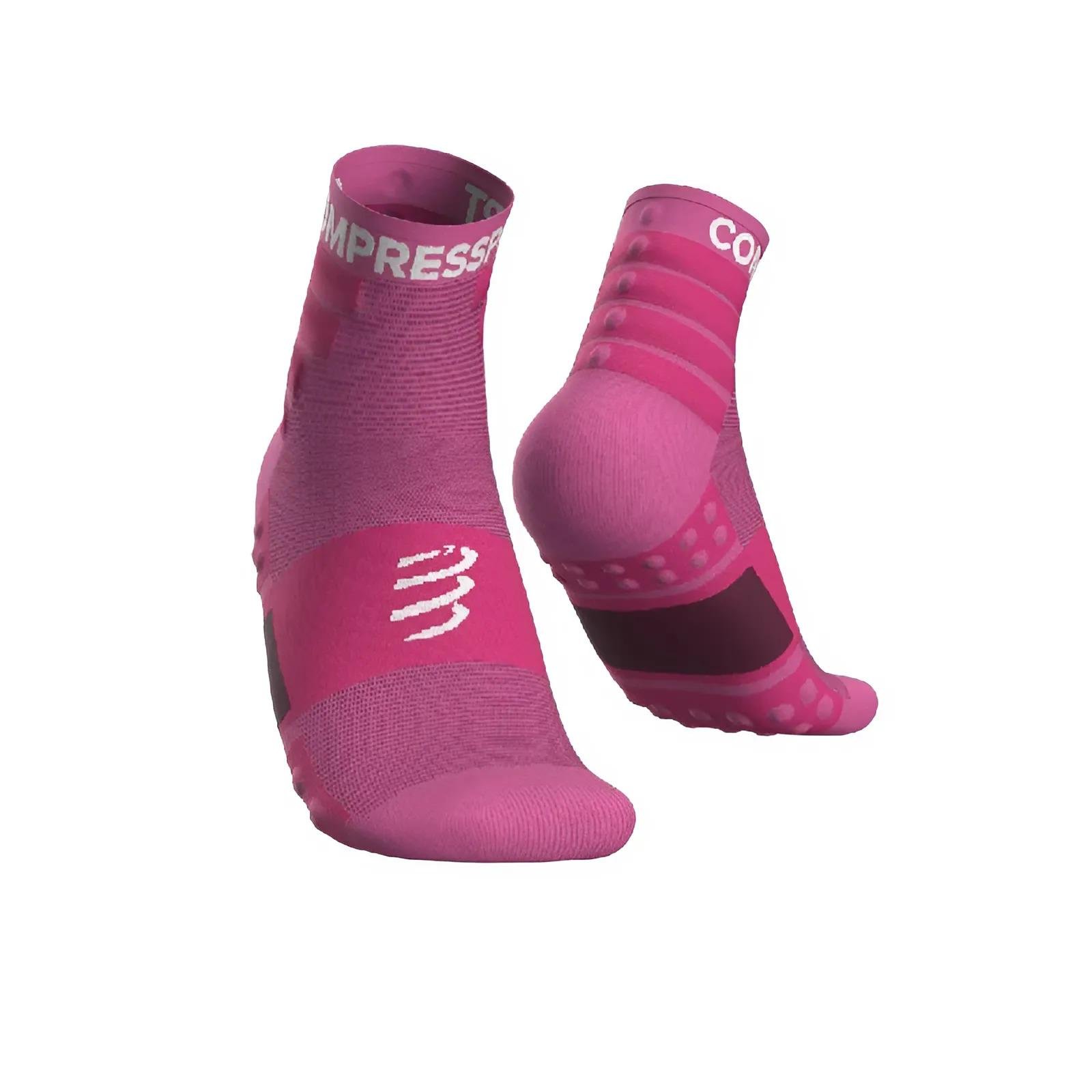 Шкарпетки спортивні компресійні Compressport Training Socks 2-Pack T2 Pink (XU00001B 350 0T2)