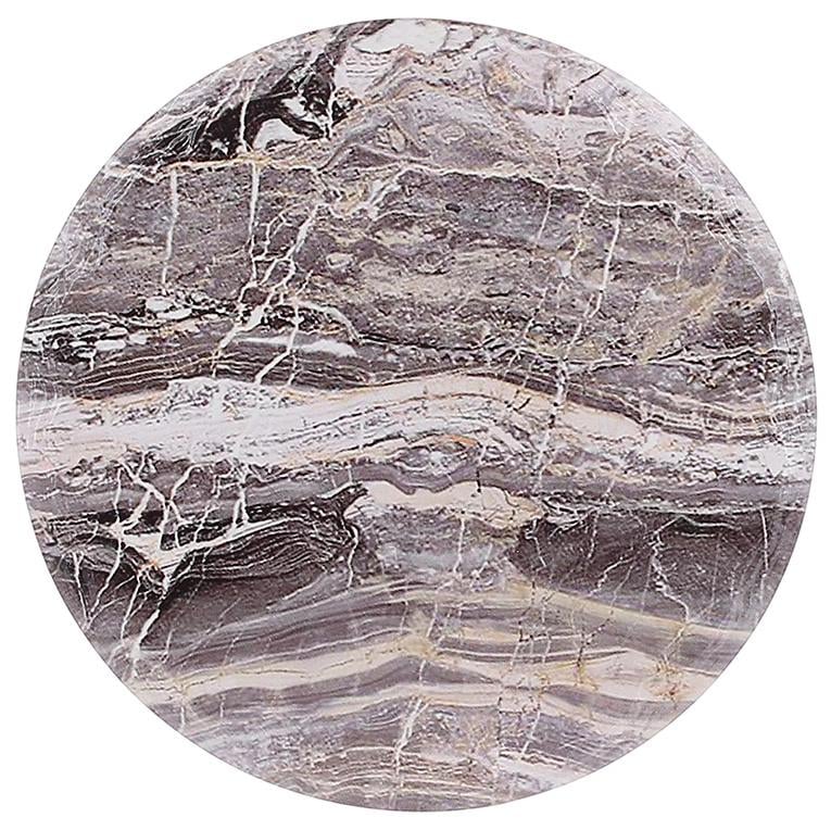 Подставка под горячее BonaDi d 16 см керамическая на пробковой основе Серый мрамор (DR015775)