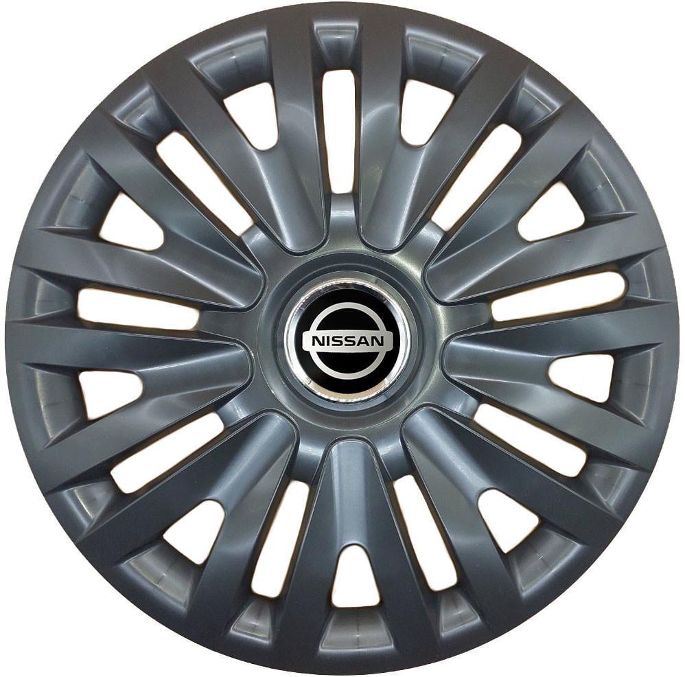Комплект колпаков SJS R16 для Nissan 412 4 шт. Черный (107297)
